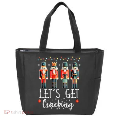 Lets Get Cracking Christmas Nutcracker Ballet Tote Bag