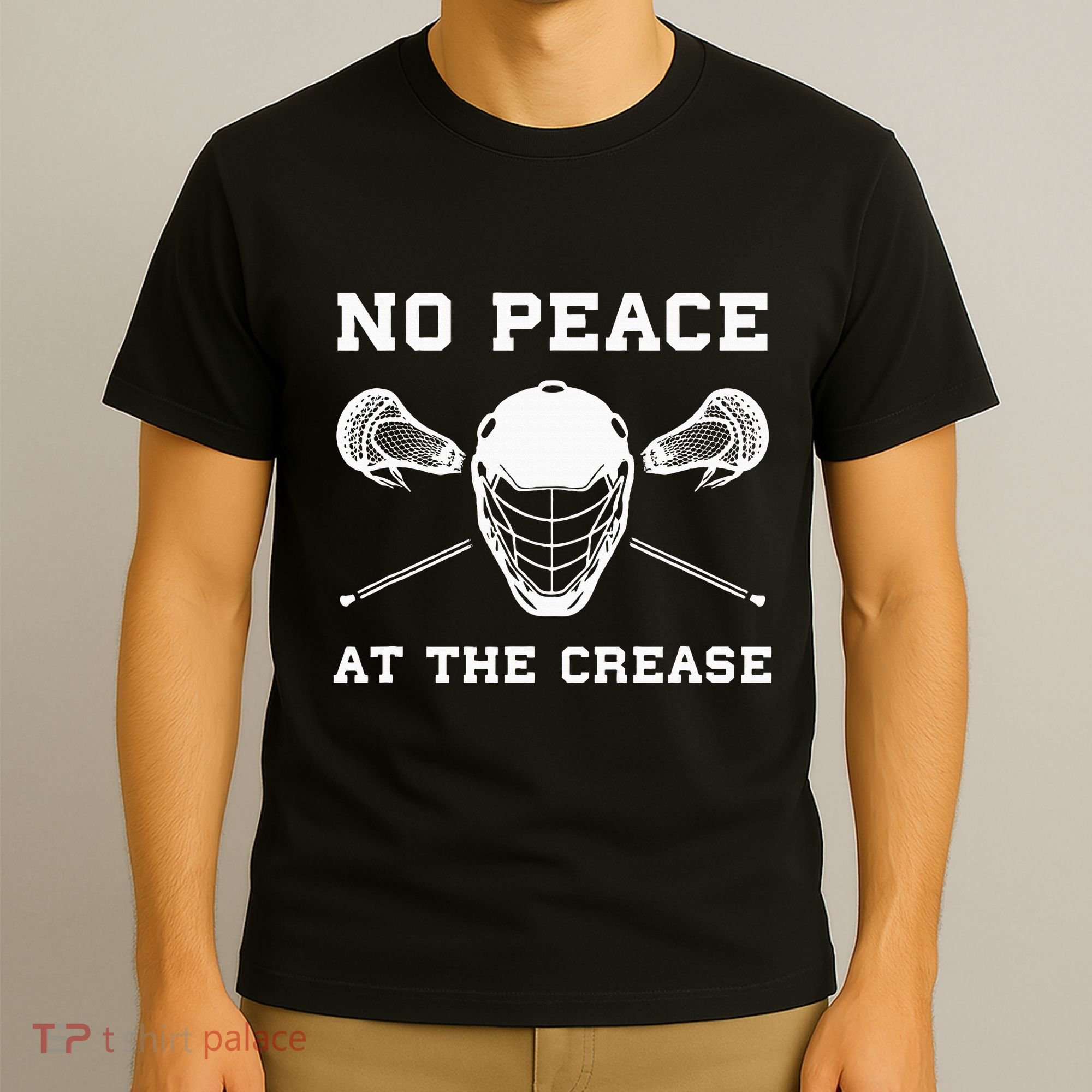 Lacrosse Goalie Crease Funny Lax T-Shirt