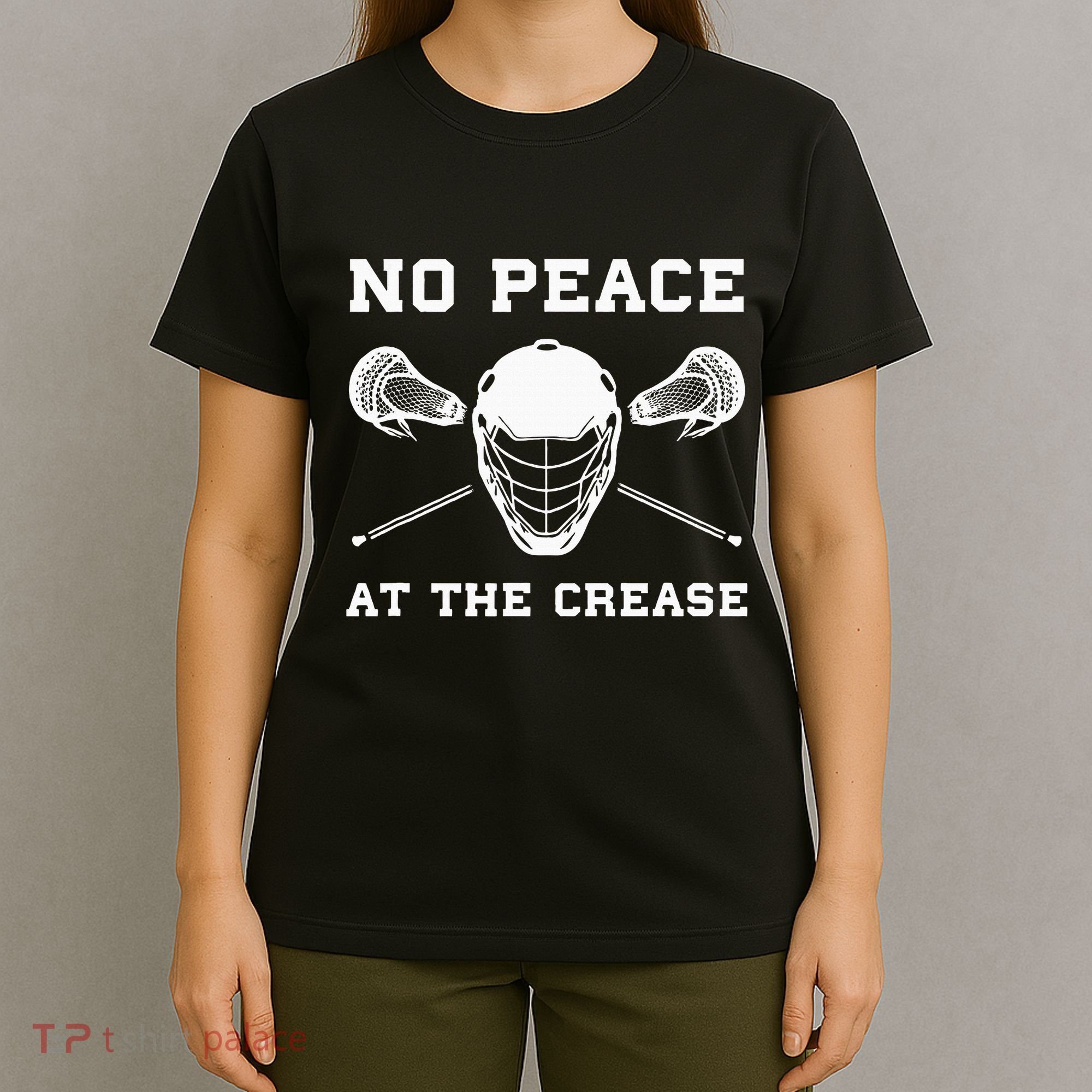 Lacrosse Goalie Crease Funny Lax T-Shirt