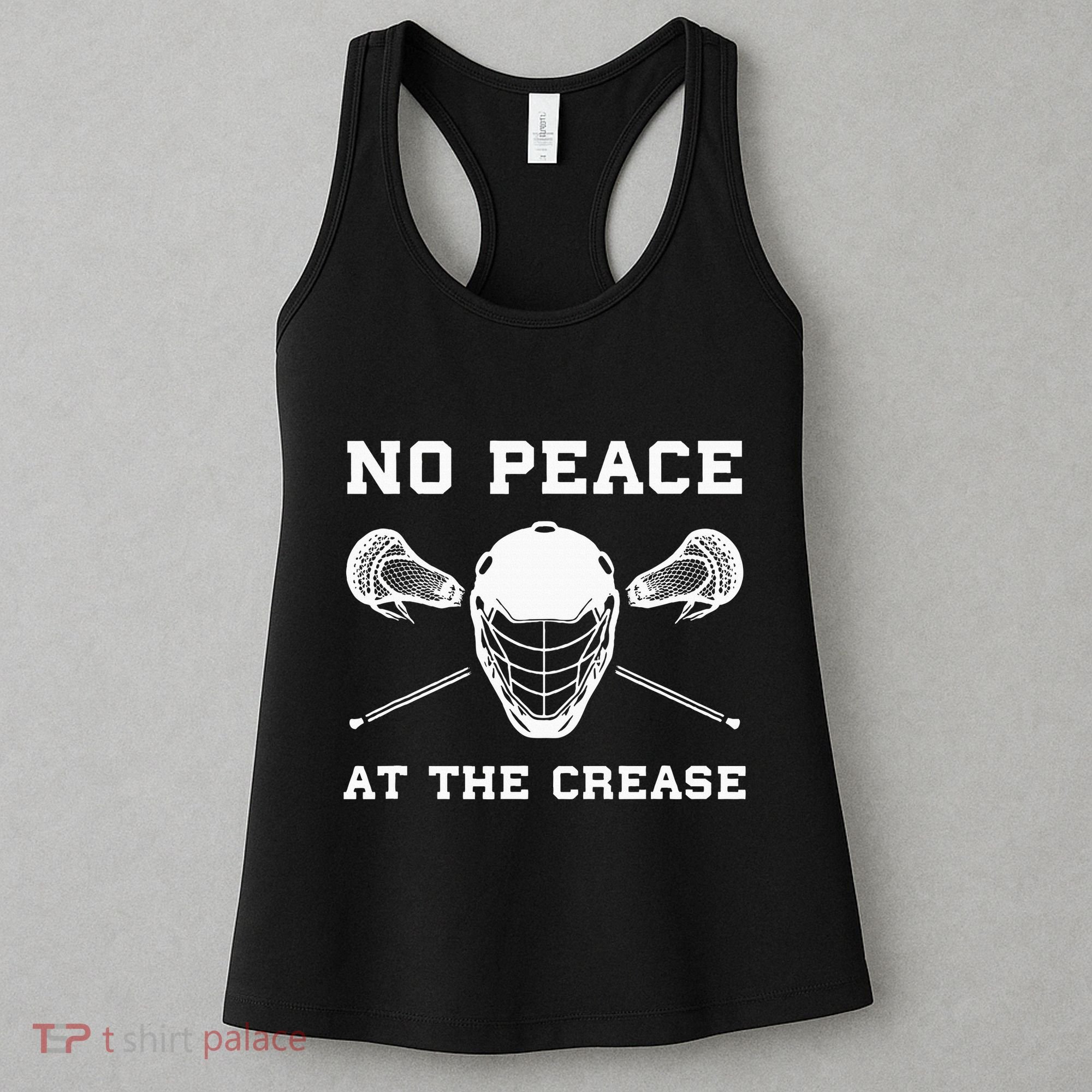 Lacrosse Goalie Crease Funny Lax Women's Tank Top