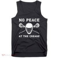 Lacrosse Goalie Crease Funny Lax Tank Top thumb 0