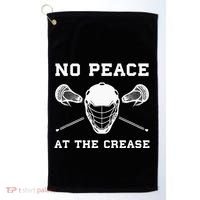 Lacrosse Goalie Crease Funny Lax Golf Towel thumb 0