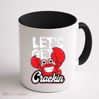Let's Get Crackin Cute Gift Funny Crab Eater Seafood Lover Crab Boil Meaningful Coffee Mug thumb 1