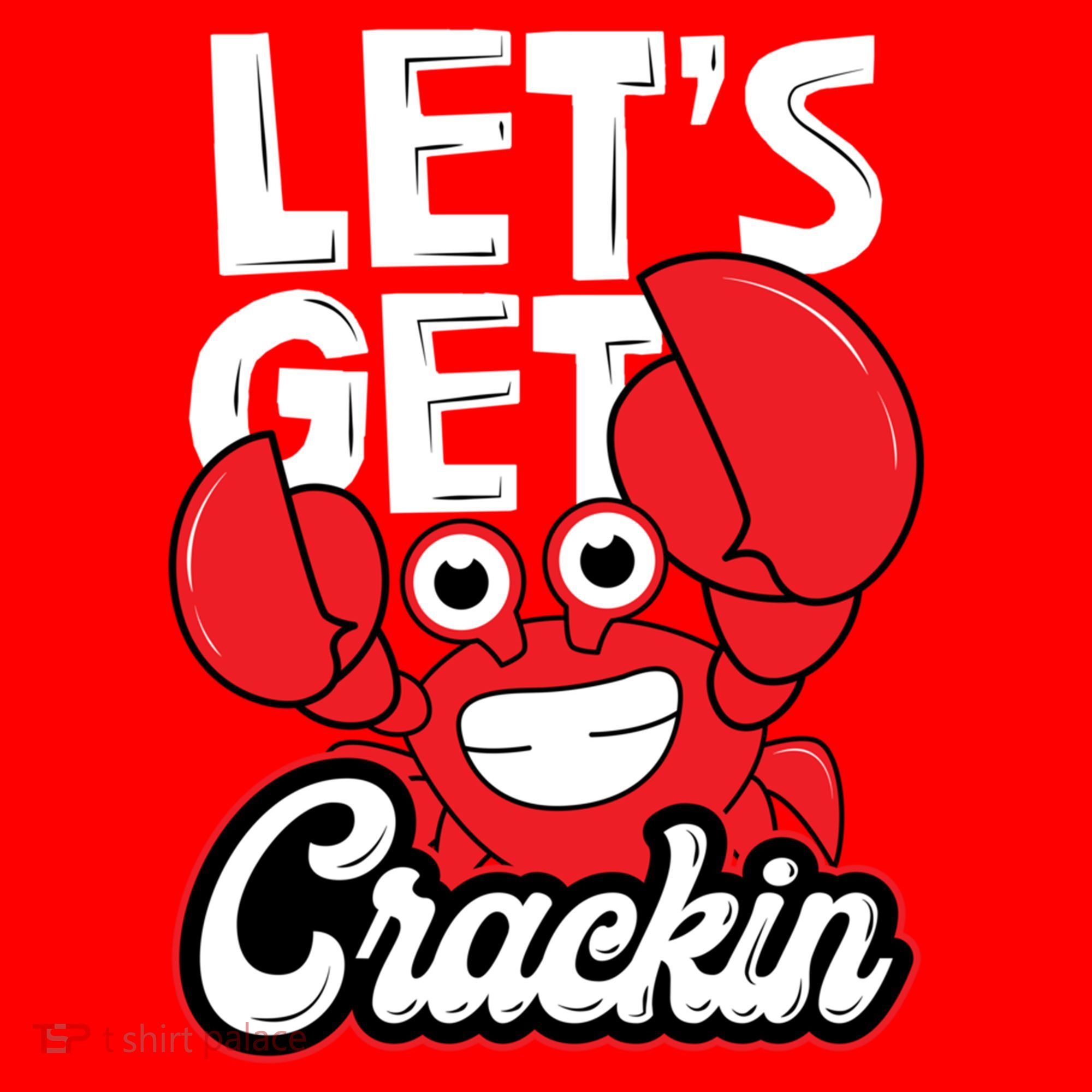 Let's Get Crackin Cute Gift Funny Crab Eater Seafood Lover Crab Boil Meaningful Santa Hat