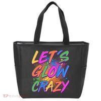 Let's Glow Crazy Tote Bag thumb 0