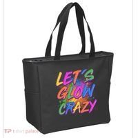 Let's Glow Crazy Tote Bag thumb 2