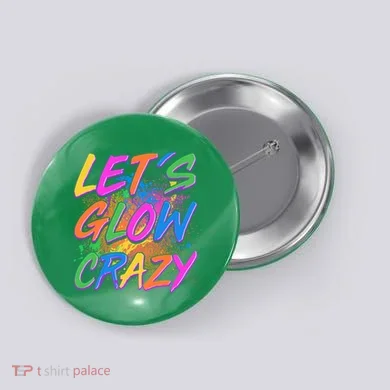 Let's Glow Crazy Button