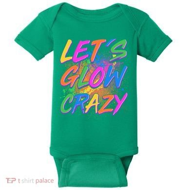 Let's Glow Crazy Baby Bodysuit