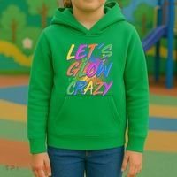 Let's Glow Crazy Kids Hoodie thumb 3