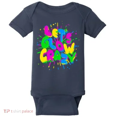 Lets Glow Crazy Baby Bodysuit