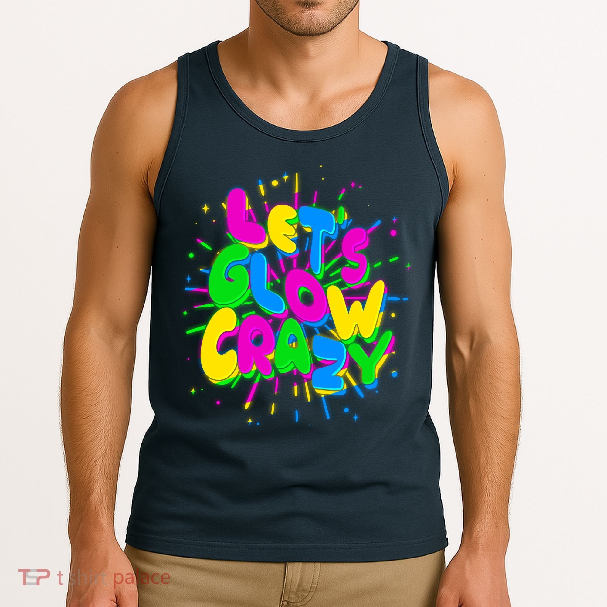 Lets Glow Crazy Tank Top
