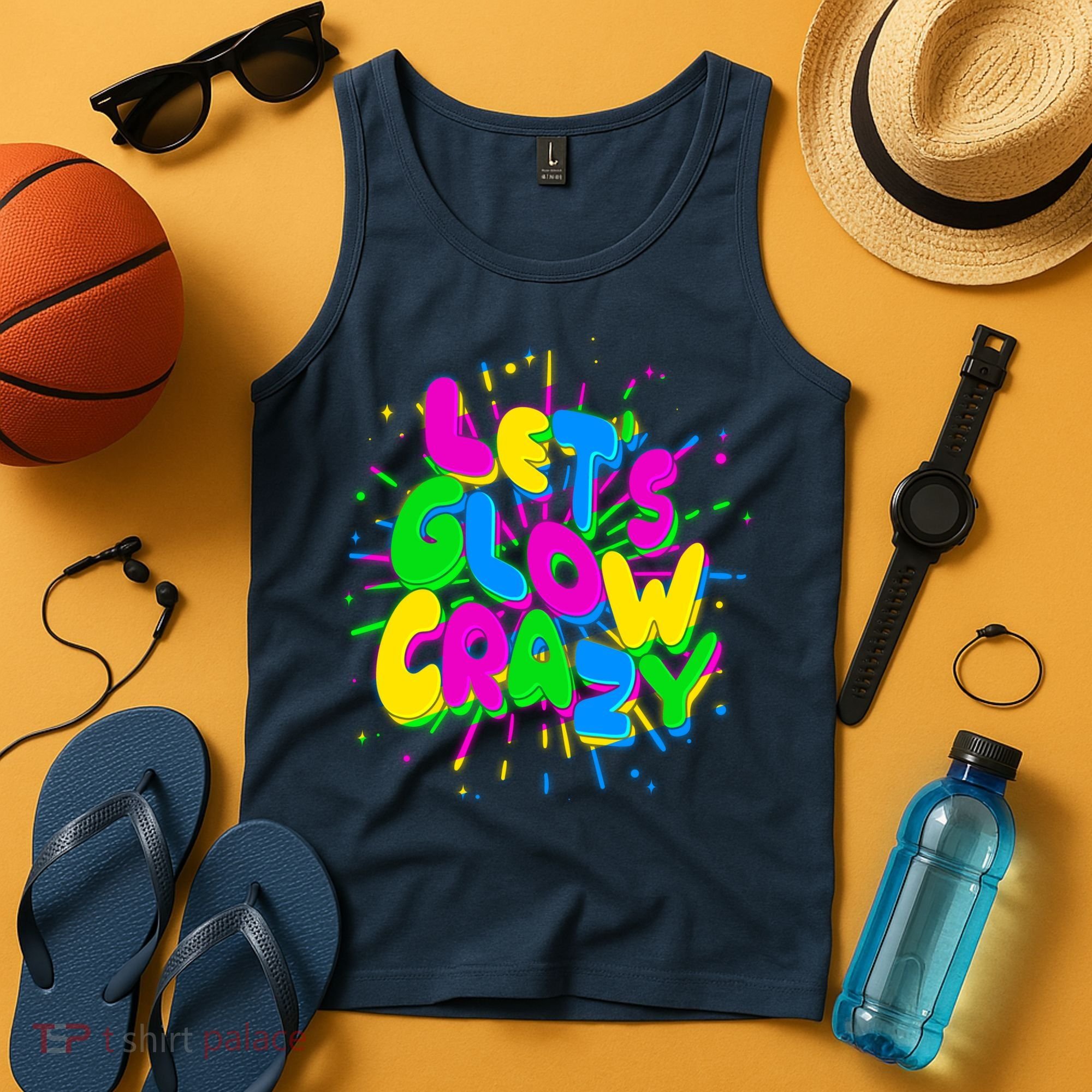 Lets Glow Crazy Tank Top