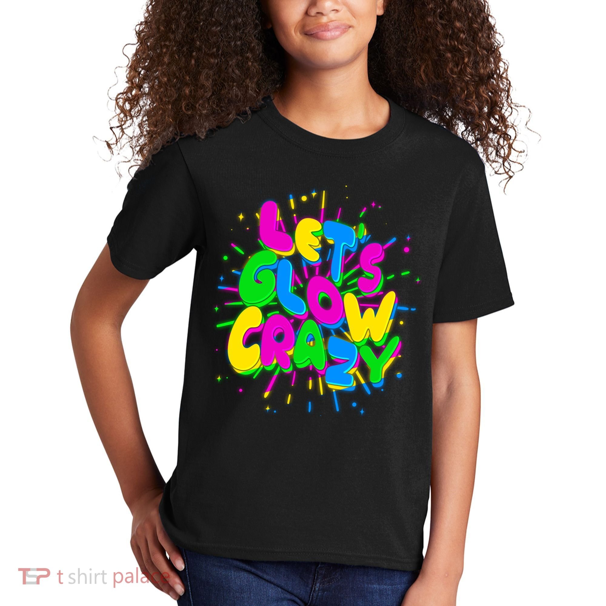 Lets Glow Crazy Kids T-Shirt