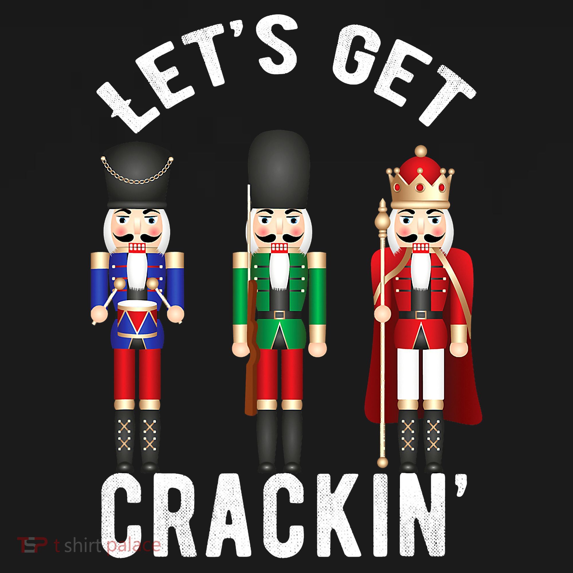 Let's Get Cracking Christmas Nutcracker Ballet Festive Gift Doggie Tank