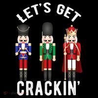 Let's Get Cracking Christmas Nutcracker Ballet Festive Gift Women's Hoodie thumb 2