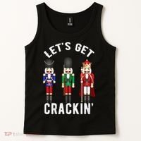 Let's Get Cracking Christmas Nutcracker Ballet Festive Gift Tank Top thumb 2