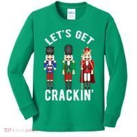 Let's Get Cracking Christmas Nutcracker Ballet Festive Gift Kids Long Sleeve Shirt thumb 0