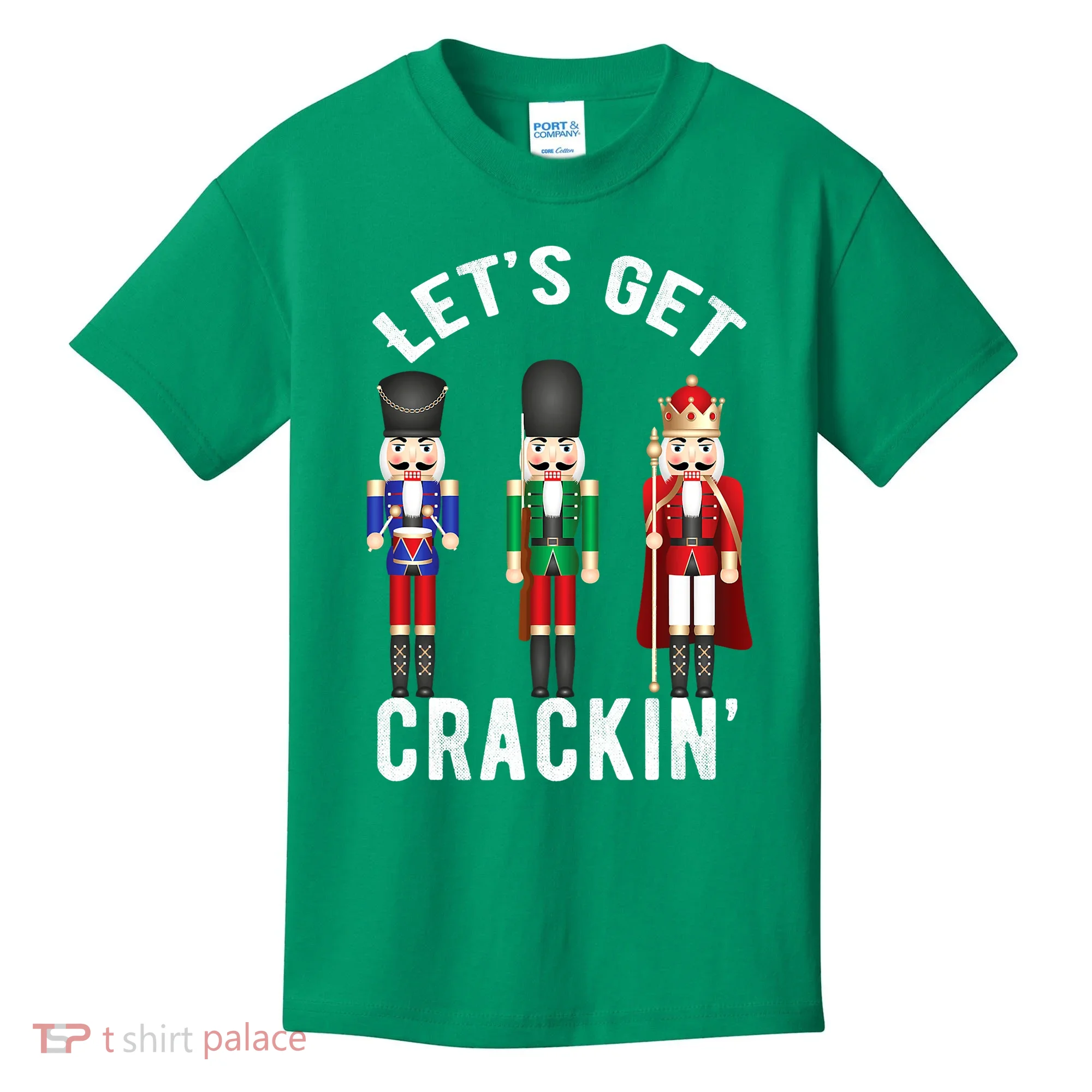 Let's Get Cracking Christmas Nutcracker Ballet Festive Gift Kids T-Shirt
