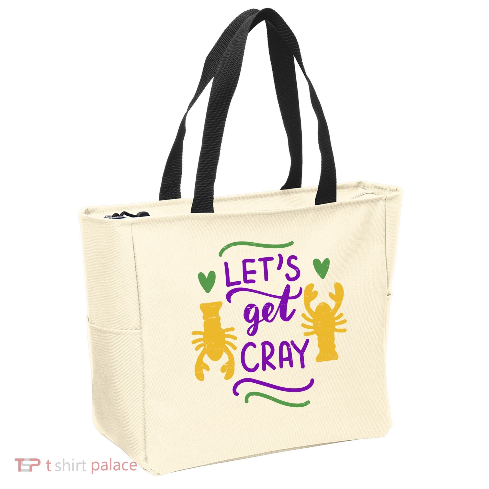 Let's Get Cray Mardi Gras Lobster Tote Bag
