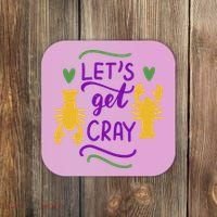 Let's Get Cray Mardi Gras Lobster Coaster thumb 0