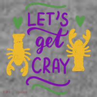 Let's Get Cray Mardi Gras Lobster Toddler Hoodie thumb 2