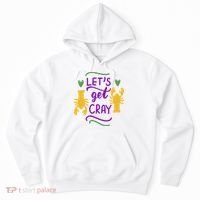 Let's Get Cray Mardi Gras Lobster Hoodie thumb 0
