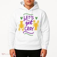 Let's Get Cray Mardi Gras Lobster Hoodie thumb 2