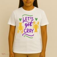 Let's Get Cray Mardi Gras Lobster T-Shirt thumb 4
