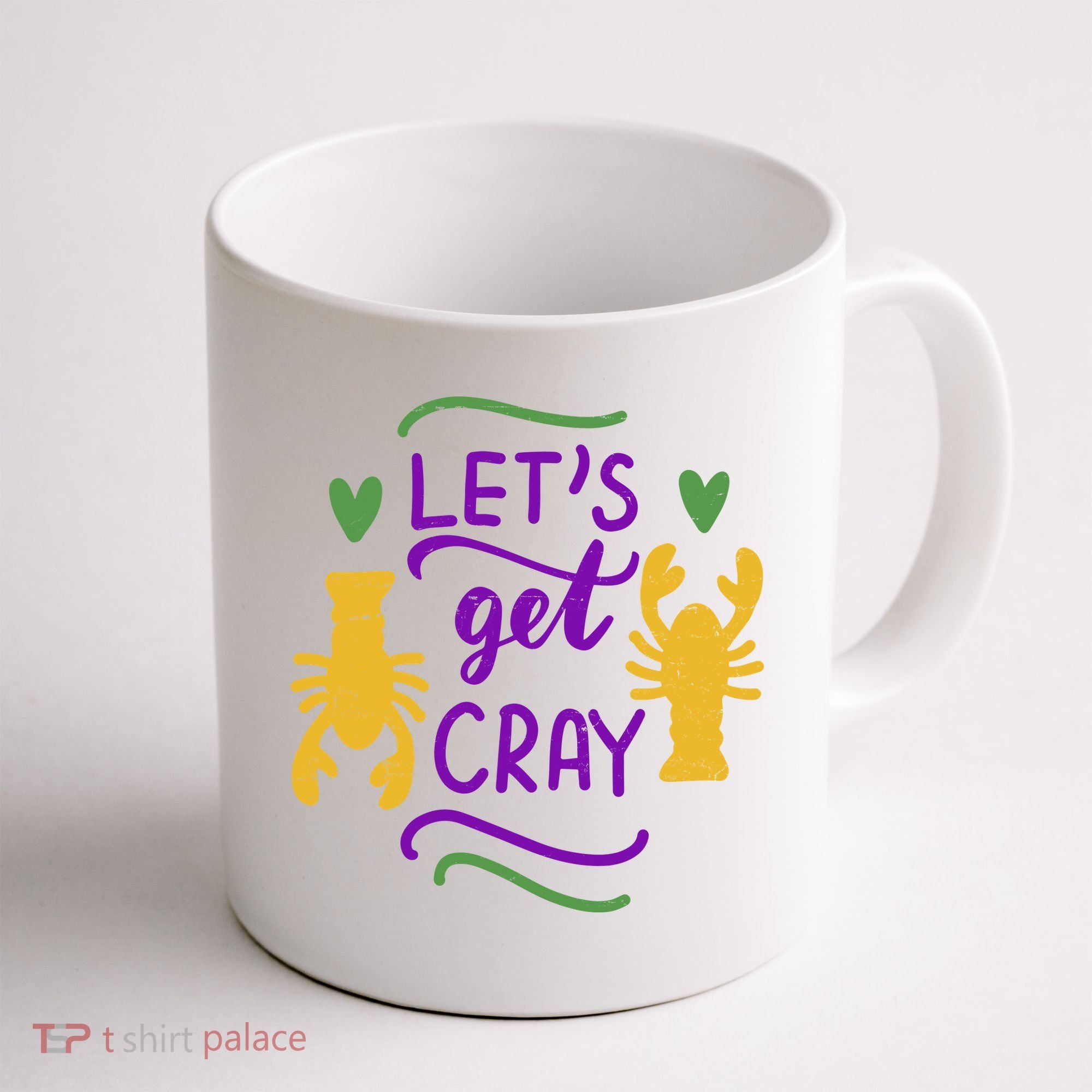 Let's Get Cray Mardi Gras Lobster Coffee Mug