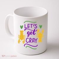 Let's Get Cray Mardi Gras Lobster Coffee Mug thumb 0