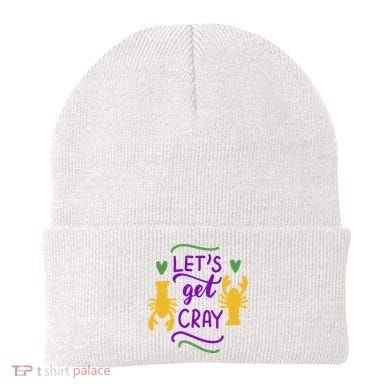 Let's Get Cray Mardi Gras Lobster Beanie