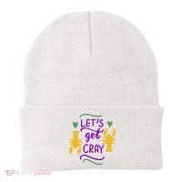 Let's Get Cray Mardi Gras Lobster Beanie thumb 0