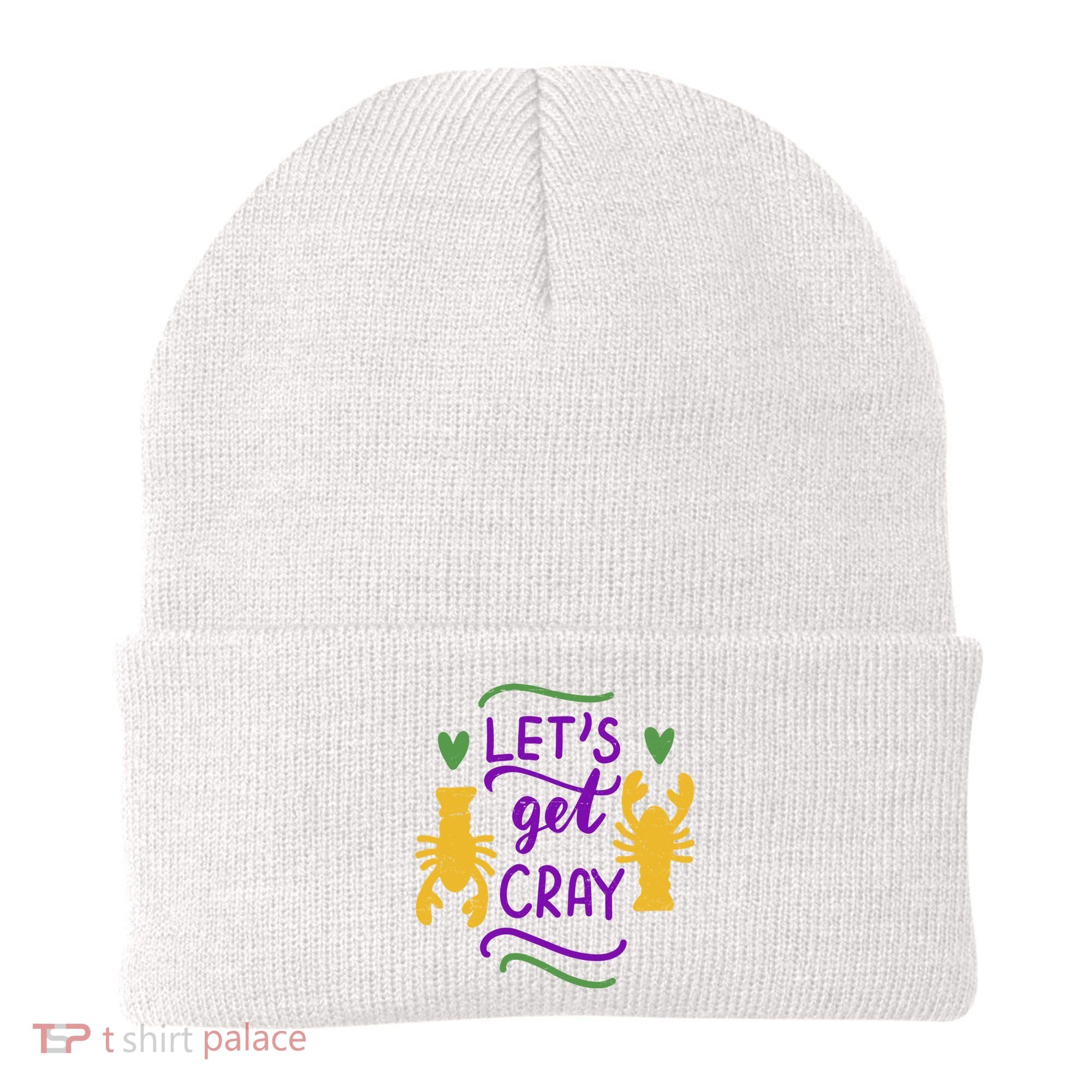 Let's Get Cray Mardi Gras Lobster Beanie