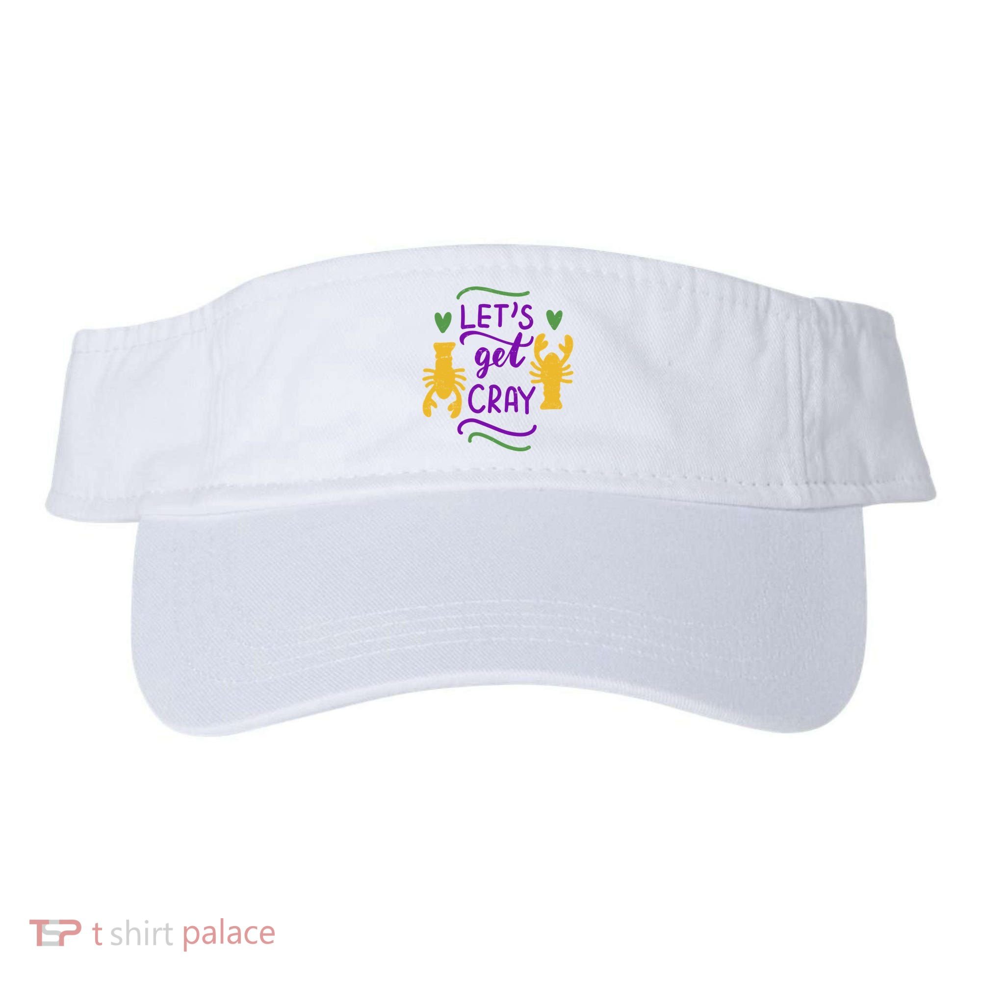 Let's Get Cray Mardi Gras Lobster Visor