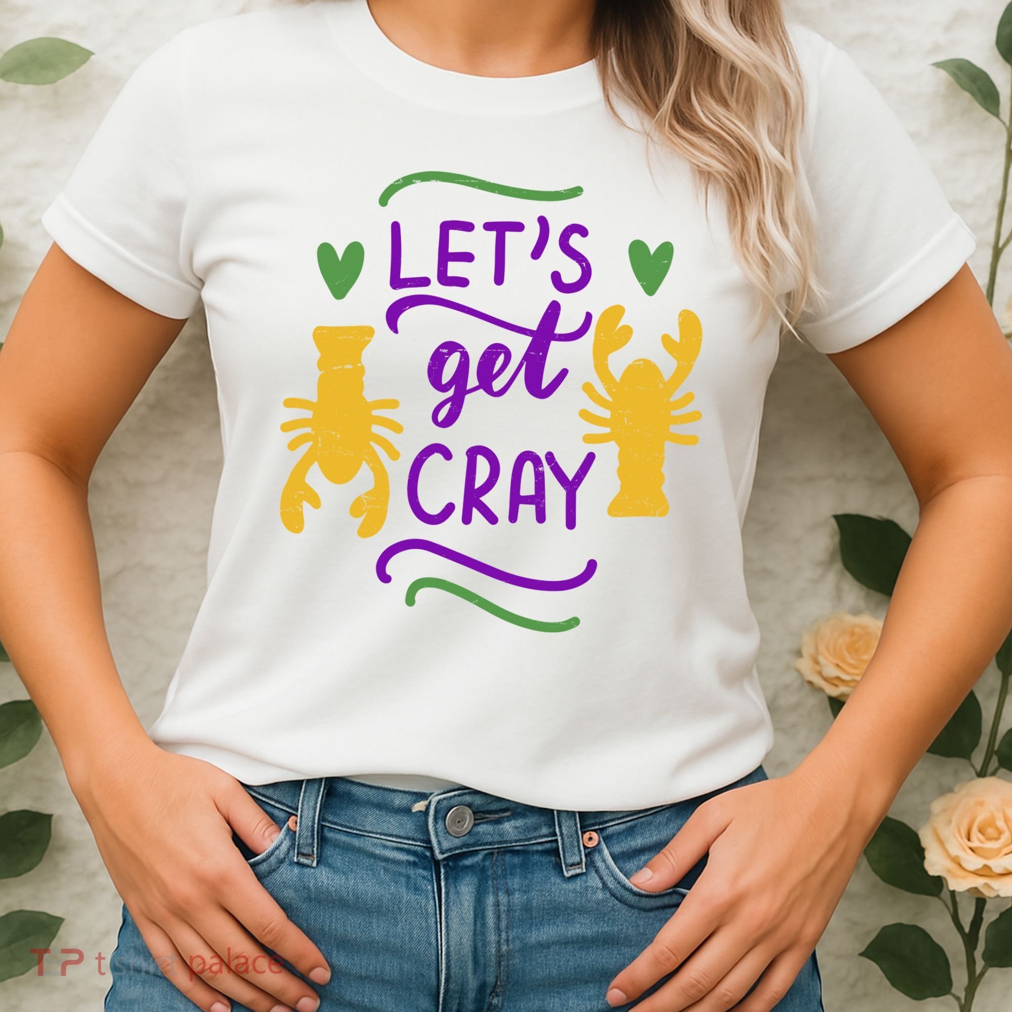 Let's Get Cray Mardi Gras Lobster Women's T-Shirt