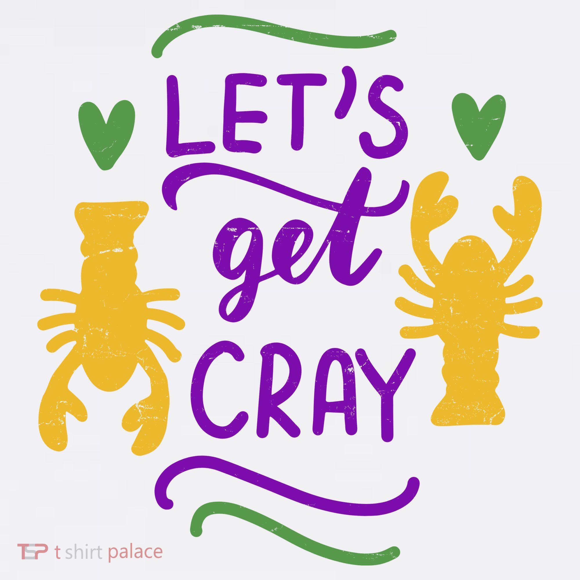 Let's Get Cray Mardi Gras Lobster Kids Sweatshirt