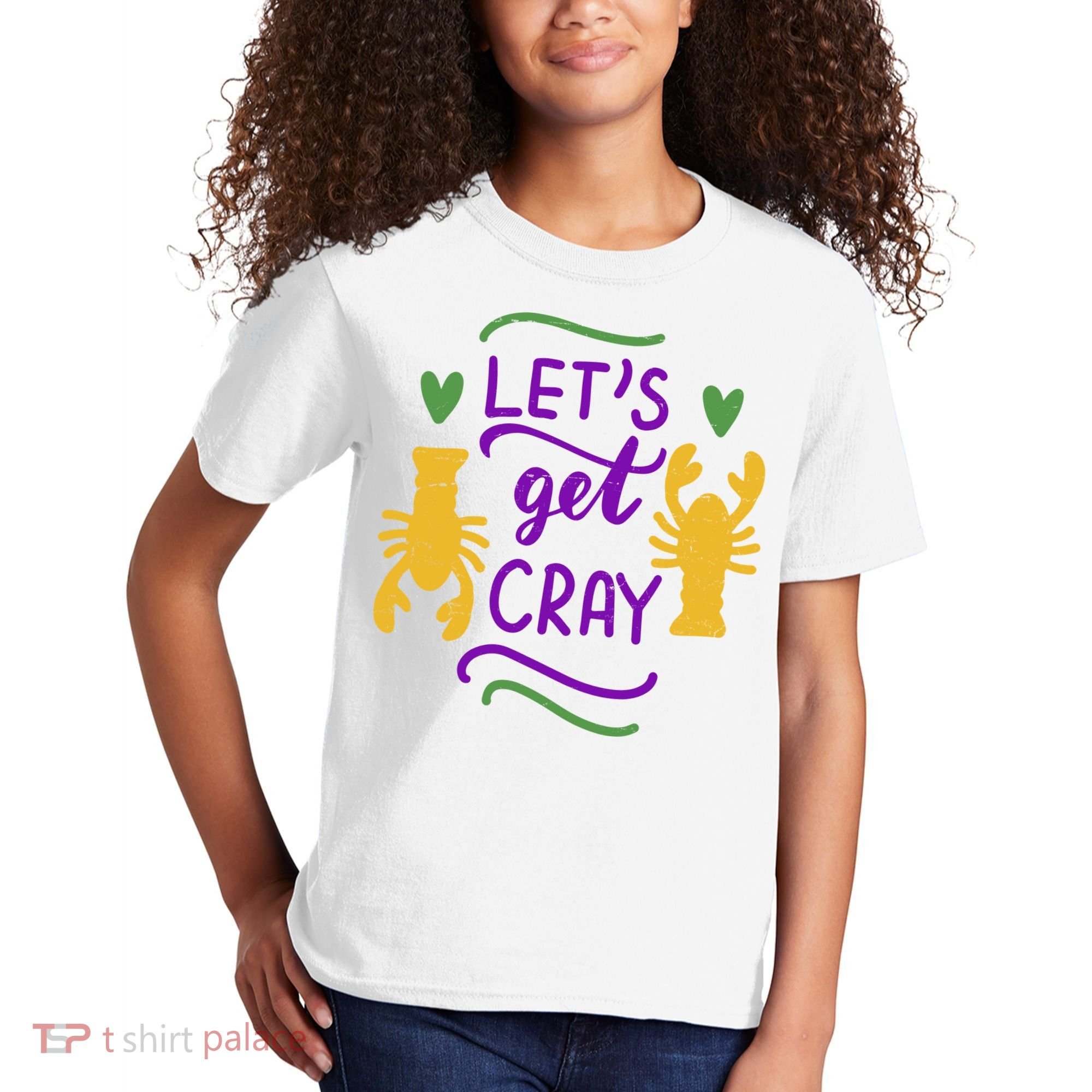 Let's Get Cray Mardi Gras Lobster Kids T-Shirt