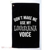 Louisiana Gift Cajun Southern Accent Golf Towel thumb 0