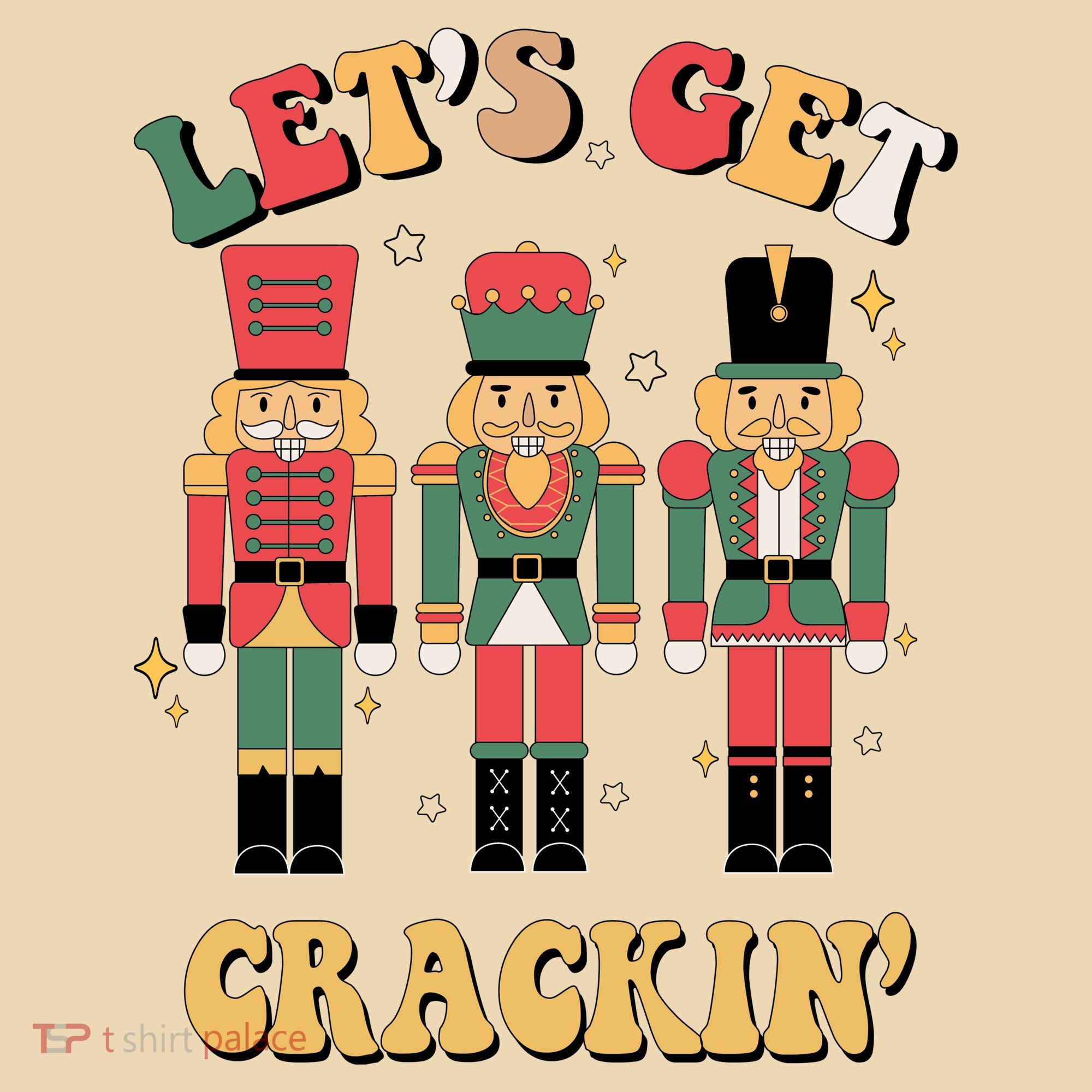 Lets Get Crackin Funny Christmas Tote Bag