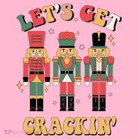 Lets Get Crackin Funny Christmas Coaster thumb 2