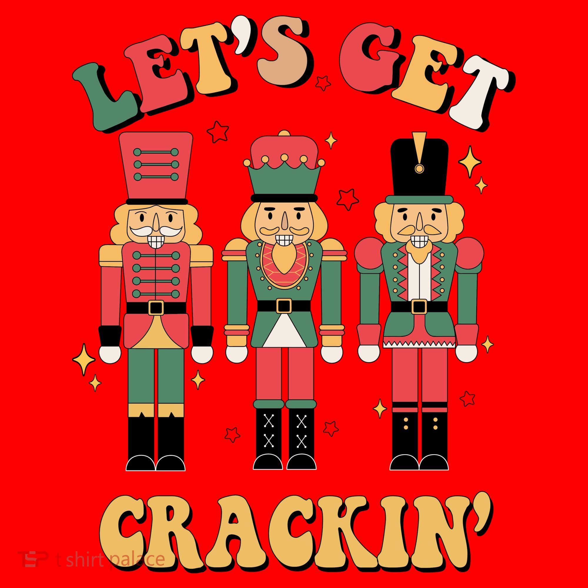 Lets Get Crackin Funny Christmas Santa Hat