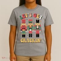 Lets Get Crackin Funny Christmas T-Shirt thumb 4
