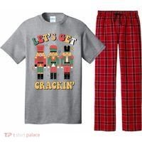 Lets Get Crackin Funny Christmas Pajama Set thumb 0