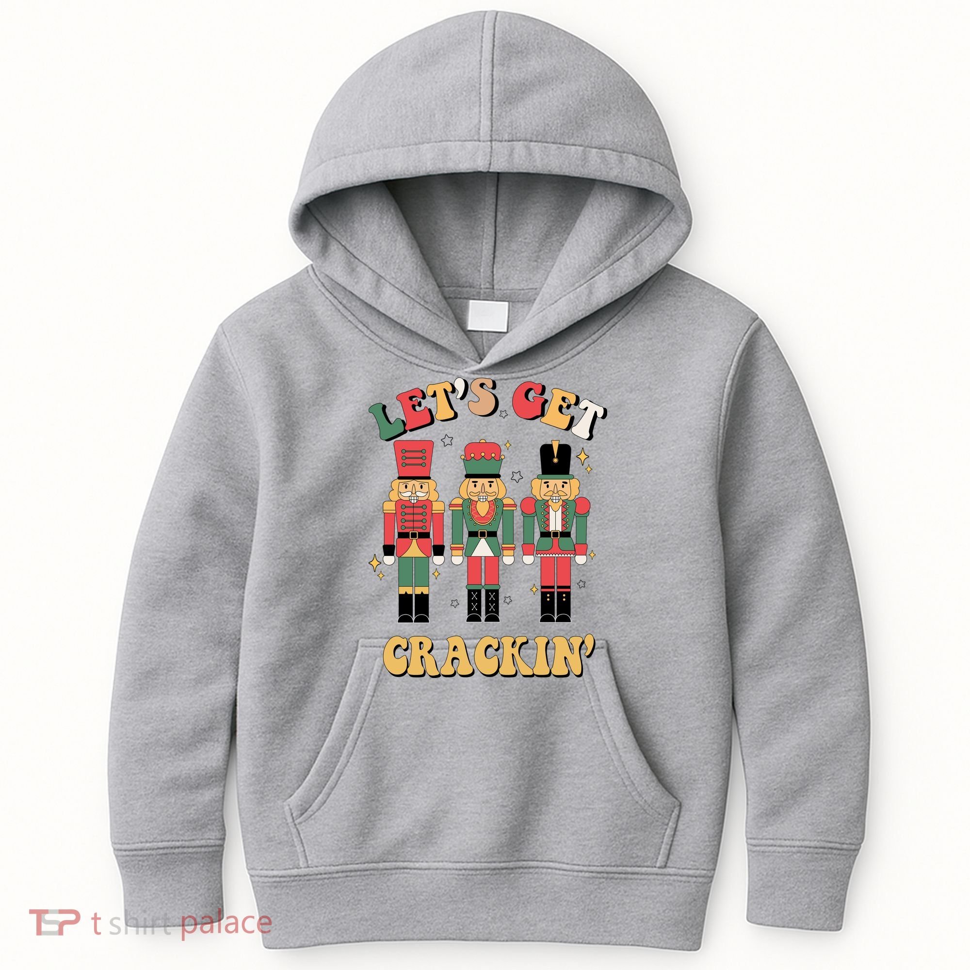 Lets Get Crackin Funny Christmas Kids Hoodie