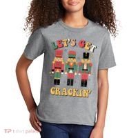 Lets Get Crackin Funny Christmas Kids T-Shirt thumb 2