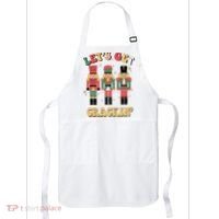 Lets Get Crackin Funny Christmas Apron thumb 0