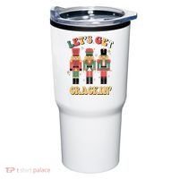 Lets Get Crackin Funny Christmas Tumbler thumb 0