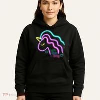 Let's Glow Crazy Unicorn Cute Hoodie thumb 5