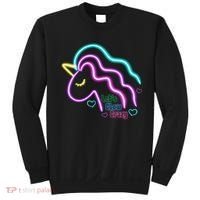 Let's Glow Crazy Unicorn Cute Sweatshirt thumb 0