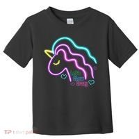 Let's Glow Crazy Unicorn Cute Toddler T-Shirt thumb 0